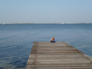 Pootje baden aan de Grevelingen